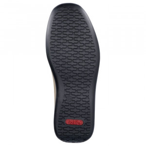 Pantofi barbati Rieker 05226-24-Maro casual piele naturala perforati cu talpa joasa maro