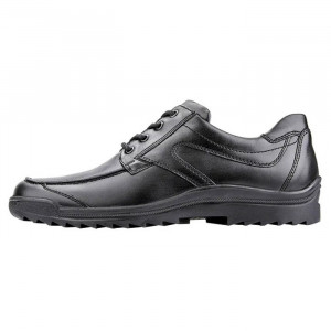 Pantofi barbati, Waldlaufer, 483000-174-001-Hendrik-Negru, casual, piele naturala, cu talpa groasa, negru