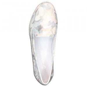 Pantofi dama Remonte D1919-91-Multicolor casual piele naturala cu talpa joasa multicolor