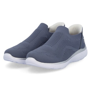 Pantofi dama Rieker M5072-10-Albastru sport textil cu talpa joasa albastru