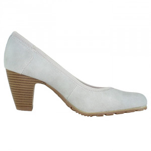 Pantofi dama s.Oliver 5-22404-22-210-Gri casual piele ecologica cu toc gri