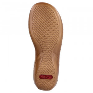 Papuci dama Rieker 65980-31-Roz casual piele ecologica cu talpa joasa roz