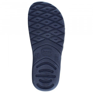 Papuci Scholl Nautilus-F24354-1040-Albastru-Inchis de plaja PVC ortopedici cu talpa joasa albastru inchis