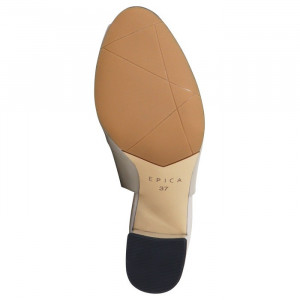 Sandale dama Epica HM3F126-5305-A1021H-03-L-Bej elegant piele naturala cu toc bej