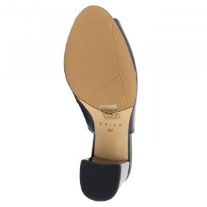 Sandale dama Epica HM3F126-5305-W906H-42-L-Albastru-Inchis elegant piele naturala cu toc albastru inchis