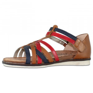 Sandale dama Remonte R2756-23-Maro casual piele naturala cu talpa joasa maro