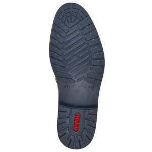 Cizme barbati Rieker 34653-22-Maro casual piele naturala scurte cu toc maro