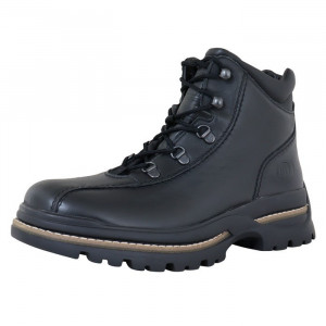 Ghete barbati Bit Bontimes 745-Biork-Negru casual piele naturala cu talpa groasa negru