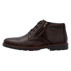 Ghete barbati, Rieker, 15324-25-Maro, casual, piele naturala, impermeabil, cu toc, maro