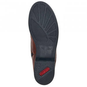 Ghete dama Rieker 77824-25-Maro casual piele naturala cu toc maro