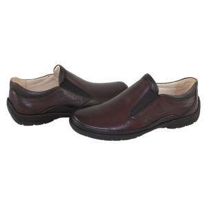 Pantofi barbati, Gitanos, 102-BE-Maro, casual, piele naturala, cu talpa joasa, maro