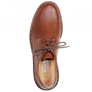 Pantofi barbati Krisbut 4890P-3-9-Maro casual piele naturala cu talpa joasa maro