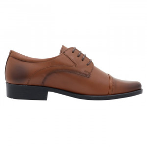 Pantofi barbati Pieton ADI-S-Maro elegant piele naturala cu toc maro