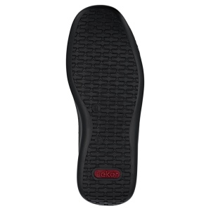 Pantofi barbati Rieker 05281-00-Negru casual piele naturala perforati cu talpa joasa negru
