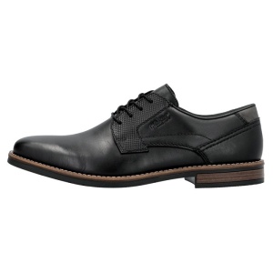 Pantofi barbati, Rieker, 13523-00-Negru, casual, piele naturala, cu toc, negru