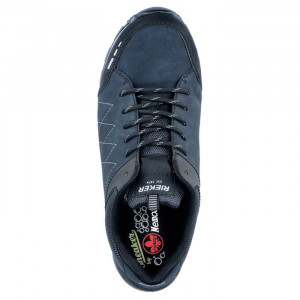 Pantofi barbati Rieker B5720-01-Albastru-Inchis casual piele naturala cu talpa joasa albastru inchis