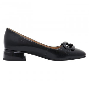 Pantofi dama Epica HM1F3409-1301-A1229A-01-1-Negru elegant piele naturala cu toc negru