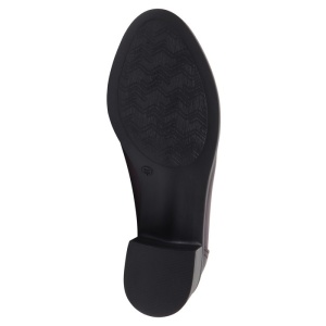 Pantofi dama Nicolis 124494-Bordo casual piele naturala cu toc bordo