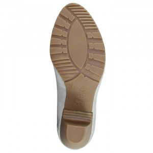 Pantofi dama s.Oliver 5-22404-22-210-Gri casual piele ecologica cu toc gri