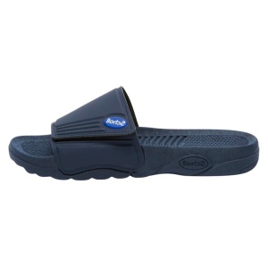 Papuci, Scholl, Nautilus-F30579-1040-Albastru, de plaja, PVC, ortopedici, cu talpa joasa, albastru
