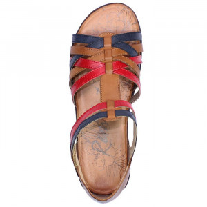 Sandale dama Remonte R2756-23-Maro casual piele naturala cu talpa joasa maro