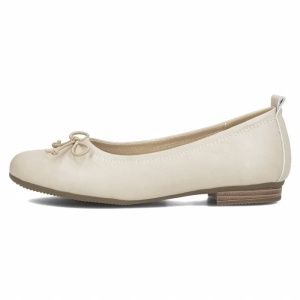 Balerini dama, Filippo, DP6249-24-BE-Bej, casual, piele naturala, cu toc, bej