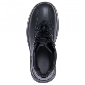 Ghete barbati Bit Bontimes 745-Biork-Negru casual piele naturala cu talpa groasa negru