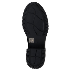 Ghete dama Pass Collection J8B21602-01-L-Negru casual piele naturala cu toc negru