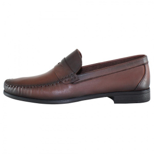 Mocasini barbati, Dogati, 7003-Maro, casual, piele naturala, cu toc, maro