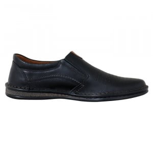 Pantofi barbati Krisbut 4978A-5-9-Negru casual piele naturala cu talpa joasa negru