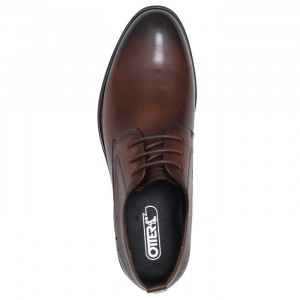 Pantofi barbati Otter E6E620006B-02-N-Maro elegant piele naturala cu toc maro