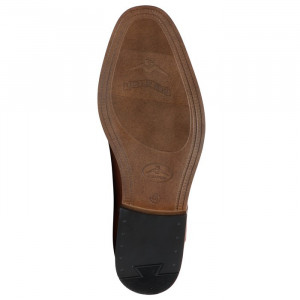 Pantofi barbati Pieton ADI-S-Maro elegant piele naturala cu toc maro
