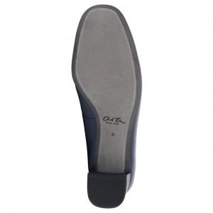 Pantofi dama Ara 12-35512-Albastru-Inchis elegant piele naturala cu toc albastru inchis
