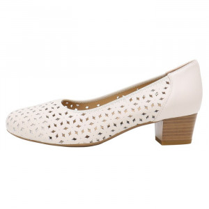 Pantofi dama, Karisma, JIJI20106D-52-N-Bej, casual, piele naturala, cu toc, bej