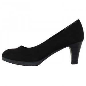 Pantofi dama Marco Tozzi 2-22413-32-001-Negru casual textil cu toc negru