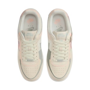 Pantofi dama Nike W Air Force 1 Shadow DZ1847-105-Bej sport piele naturala cu talpa groasa bej