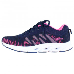 Pantofi dama Rieker N9300-14-Albastru-Inchis sport textil cu talpa joasa albastru inchis