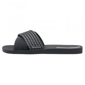 Papuci dama, Ipanema, 83244-20766-Negru, de plaja, sintetic, cu talpa joasa, negru