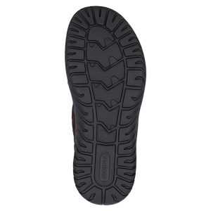 Sandale barbati Rieker 26450-26-Maro casual piele naturala cu talpa groasa maro