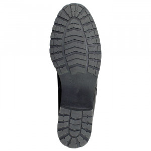 Ghete dama Marco Tozzi 2-25404-33-002-Negru casual piele naturala cu toc negru
