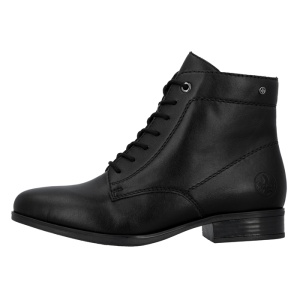 Ghete dama, Rieker, 77030-00-Negru, casual, piele ecologica, cu toc, negru