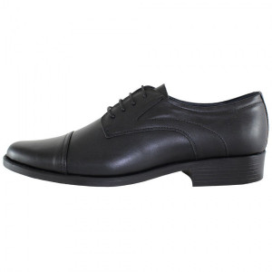 Pantofi barbati, Pieton, ADI-S-Negru, elegant, piele naturala, cu toc, negru