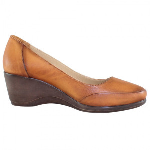 Pantofi dama Dogati 5055-V-Maro casual piele naturala cu platforma maro
