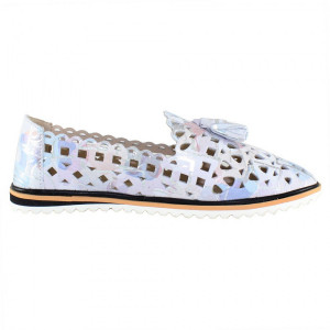 Pantofi dama Dogati 526-Albastru-Deschis casual piele naturala cu talpa joasa albastru deschis