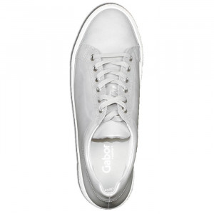 Pantofi dama Gabor 34-402-4-Gri casual piele naturala cu talpa joasa gri