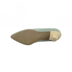 Pantofi dama Marco Tozzi 2-22434-26-768-Verde casual textil cu toc verde