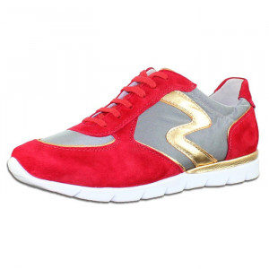 Pantofi dama Semler 74-758-4-Rosu casual piele intoarsa cu talpa joasa rosu