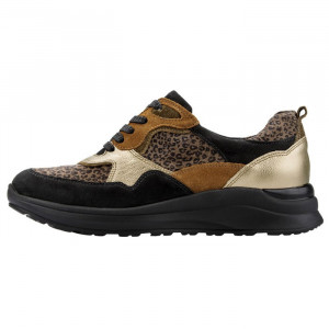 Pantofi dama Waldlaufer 760002-514-730-H-Rosa-Maro sport piele naturala cu talpa joasa maro