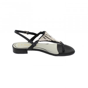 Sandale dama Marco Tozzi 2-28121-24-Negru casual piele ecologica cu toc negru