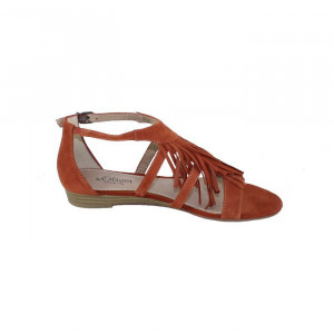 Sandale dama s.Oliver 5-28112-26-591-Maro casual piele intoarsa cu talpa joasa maro